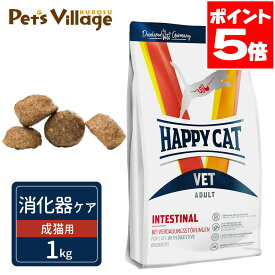 ハッピーキャット VET インテスティナル 消化器ケア 成猫用 ドライ 1kg