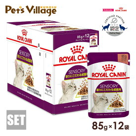 ロイヤルカナン FHN-WET SENSORY センサリー 香りにこだわる成猫用 85g×12袋 ごはん ご飯【ROYAL CANIN】[キャットフード] 認定オンラインショップ