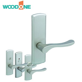 WOODONE レバーハンドルセット S型　シルバー 空錠 間仕切り錠 表示錠 鍵付錠（ 簡易シリンダー錠) ［ ZH11S1-B ZH11S2-B ZH11S3-B ZH11S4-B］ ウッドワン 部品部材 パーツ 部材 部品部材 ウッドワンレバー ZH11S1B ZH11S2B ZH11S3B ZH11S4B■レビュー特典あり！