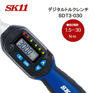 ���T�t���I SK11�u �f�W�^�� �g���N�����` �y SDT3-030�z�v �g���N����͈́y 1.5�`30N�Em�z�����p 9.5mm(3/8�C���`)�ő呪��g���N�l�F30N�Em �E�l�W�A���l�W�������̑���\ ���`�F�b�g�M�A���F52