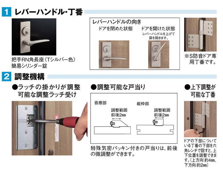 楽天市場】□特典付き！【 新商品(25/6/23～)】 防音ドア スペシャル(S 