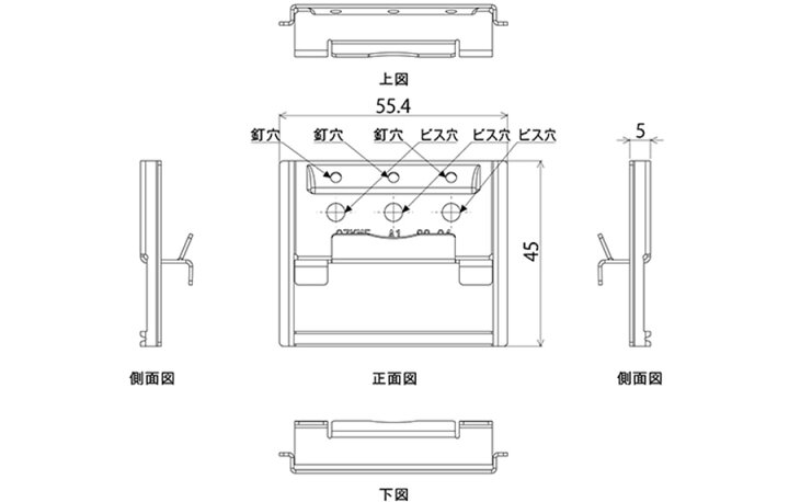 楽天市場】OZWORK KMEW 専用留付金具5mm「 OZKM5 」【 100個入/袋 