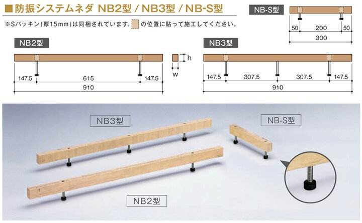楽天市場】【着後レビューで今治タオル他】 「防振システムネダNB3型 