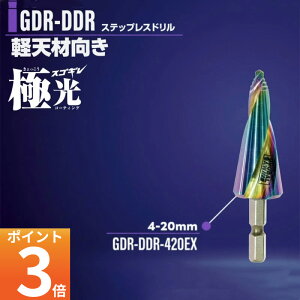 ���T�t���I�Ɍ��R�[�e�B���O �X�S�M�� �C���p�N�g�h���C�o�[ �h���� �y�V 4�`20mm�u GDR-DDR-420EX�v�X�e�b�v���X�h���� DDR�V���[�Y�y ���g���L�z �O���[�o���\�[ �y�V �X�^�b�h �����i�[ �ʂ���