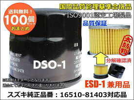 DSO-1/ESD-1( 100個セット)/純正品番ダイハツ・トヨタ・スバル15601-B2010/スズキ16510-81420/日産AY100-KE002/マツダ1A02-14-300C/ミツビシMQ504532送料無料