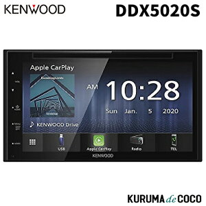 KENWOOD �P���E�b�h DDX5020SR�@6.8V�^���C�h DVD CD USB Bluetooth���ڃ��V�[�o�[ Apple CarPlay�Ή�/USB�~���[�����O�Ή�