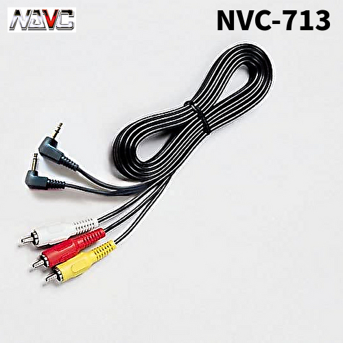 NAVICﾅﾋﾞｯｸ NVC-713 ｽﾃﾚｵ液晶TV対応 AV接続ｹｰﾌﾞﾙ 2M カーナビ・カー