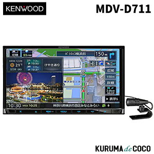 �P���E�b�h�i�r MDV-D711 �J�[�i�r 7V�^180mm���C�h���f�� �n�C���]���� Bluetooth DVD USB SD HDMI���͑Ή� ���{��