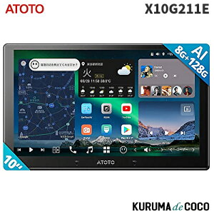 ATOTO X10G211E 8G+128G 4G LTE10.1C` 2DinAndroid 13.0J[I[fBI