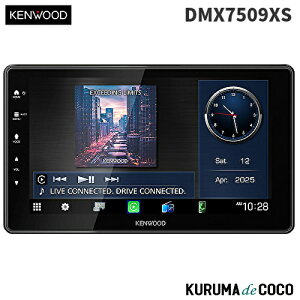 KENWOOD �P���E�b�h DMX7509XS ���� 9V�^�t���[�e�B���O�f�B�X�v���C ���C�����X Apple CarPlay & Android Auto ���C�����X�~���[�����O�Ή�