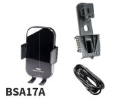 ビートソニック BSA17A N-VAN(JJ1/JJ2) 専用スタンドセット N-VAN専用スタンド＆ワイヤレス充電機能付き…