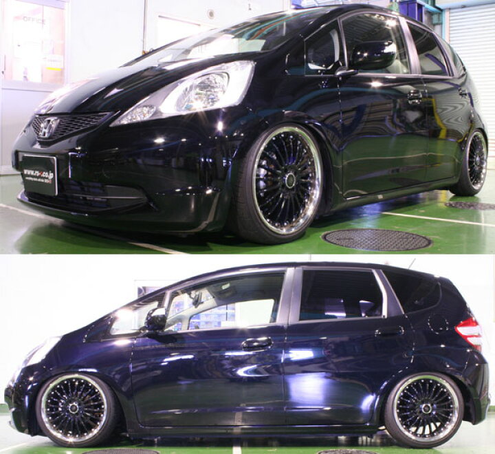 楽天市場 Rs R Black ｉ車高調 ブラックアイ フィット Ge6 Ff 19 10 22 9 ｌ Bkh270m Rsr クルマ生活