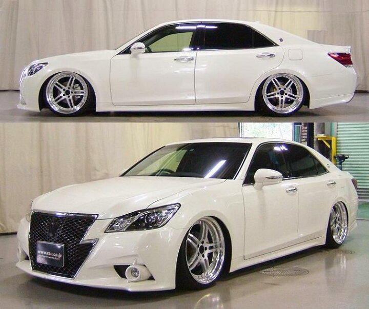 RS-R Black☆i FR用 車高調 マークX 18クラウン レクサスGS（楽天市場 