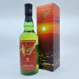 【送料無料】【三郎丸蒸留所】サブ. サンセットレッド　SAB SUNSET RED　700ml　46°　若鶴 　ジャパニーズウィスキー ウイスキー　富山　ウィスキー　スモーキー　さぶろうまる　お酒　晩酌　お歳暮　父の日　母の日　 敬老の日　退職祝い　新築祝い