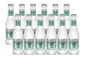 【送料無料】【12本】エルダーフラワー（薄緑）フィーバーツリー エルダーフラワー トニックウォーター 　200ml　瓶　12本セット FEVWR-TREE ELDERFLOWER TONIC WATER　高級　プレミアム　割材　ジントニック　カクテルに　そのまま飲んでも