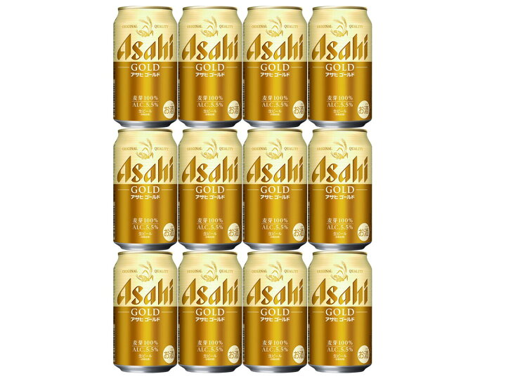 楽天市場】【送料無料】【350缶 12本】アサヒゴールド ASAHI GOLD 