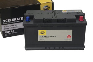 HELLA 高性能 AGM バッテリー 92Ah 12V AGML5 AGMLN5 8EB354810031 【24ヵ月または3万km保証】