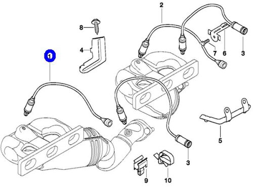 e61 o2センサー新品 e65 bosch製 e39 z4 e85 bmw e36 e66 0258005259