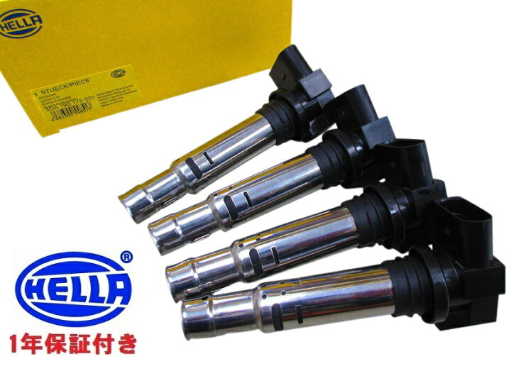 楽天市場】HELLA イグニッションコイル（4本） 036905715G 036905715F 