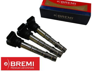 BREMI�� �C�O�j�b�V�����R�C���i3�{�Z�b�g�j 07K905715F���i�ԕύX�F07K905715G�^VW �C�I�X �S���t5 �S���t6 �g�D�[���� �W�F�b�^ �p�T�[�g �V���b�R �e�B�O�A�� �g�D�A���O�^AUDI �A�E�f�B A3 S3 A4 S4 A5