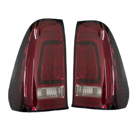 トヨタ ハイラックス GUN 125 REVO ファイバー LED テール スモーク レッド