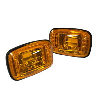 【TT4】【DEPO製 良品】 トヨタ ランクル 100系 90系プラド クリスタル サイドマーカー オレンジ 212-141…