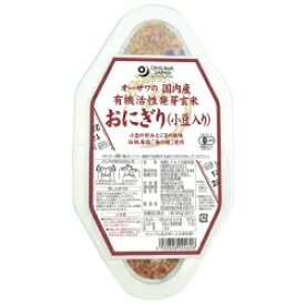 オーサワの有機活性発芽玄米おにぎり小豆入り 〔90g×2コ入り〕×6個セット【沖縄・別送料】【有機JAS認定/国内産無農薬栽培玄米使用/国内産無農薬小豆使用/海の精使用/無添加/レトルト ごはん】【マクロビオティック・オーサワジャパン】【05P03Dec16】