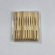 【 送料 無料 】 タカ印 竹 フォーク 9cm 50本 入 / 少量 業務用 使い捨て 食器 商い プラスチックフォー…