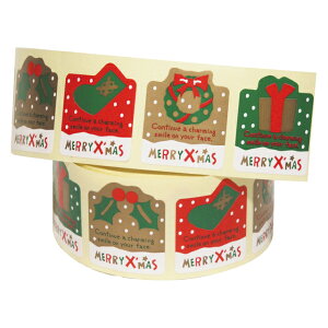 NX}X Xmas NX}Xv[g bsO V[ MtgV[ / ʔ̔ v[g 4A\[g ( W25×H29.5mm ) 20