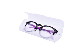 メガネケース クリア 透明 スリム ハード 眼鏡ケース シンプル おしゃれ かわいい かっこいい グラスケース 眼鏡入れ 女性 男性 メンズ レディース 誕生日 プレゼント ギフト ハードケース 無地 軽い プラスチックケース 老眼鏡