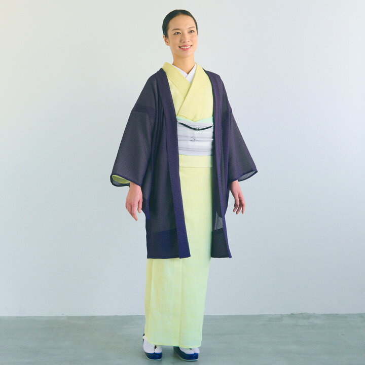 楽天市場】☆15％OFF☆【くるり】洗える薄羽織 花衣／濃紫 | 着物 長 