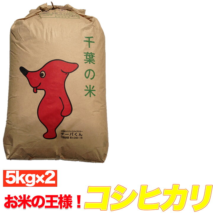 楽天市場】コシヒカリ 【1袋づつ選べる！精米or玄米】千葉県産 10kg 