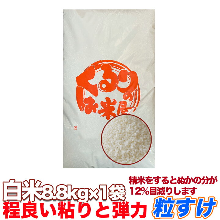 楽天市場】粒すけ 令和6年産 10kg 20kg 30kg 玄米食でも安心 選別済  