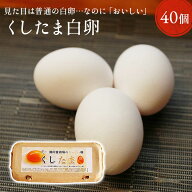 白卵でも美味しい！！＼臭みのないおいしい卵／くしたま 白卵【40個入り(36個＋破卵保障4個)】櫛田養鶏場…