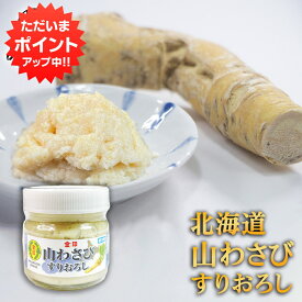 楽天スーパーSALE 10%OFF 金印 山わさび すりおろし 80g （1個） やまわさび 山ワサビ 北海道 ご当地 お土産 お取り寄せ プレゼント ギフト 贈答 御歳暮 お歳暮 お中元