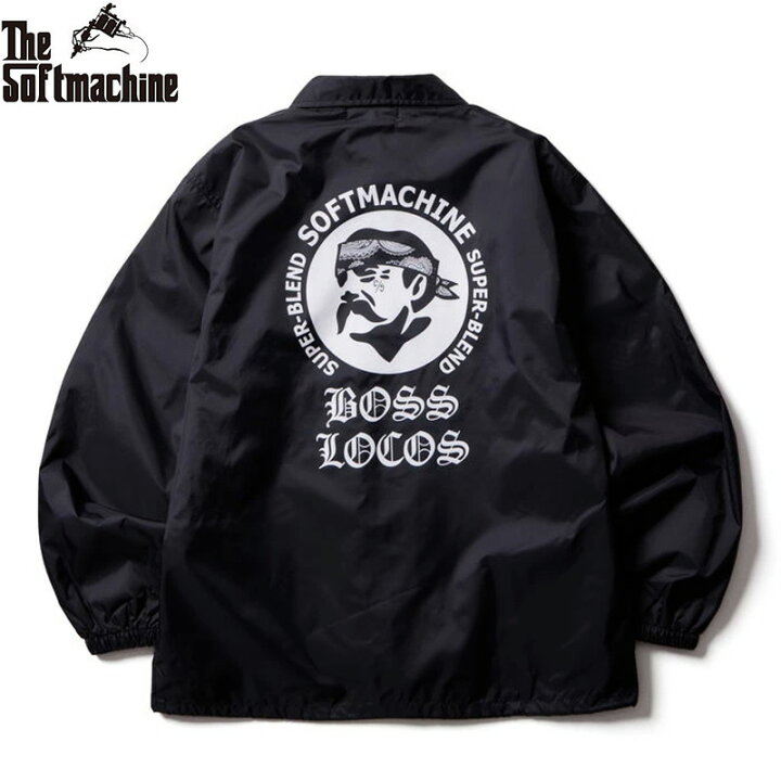 楽天市場】SOFTMACHINE ソフトマシン BOSS LOCOS JK コーチジャケット 