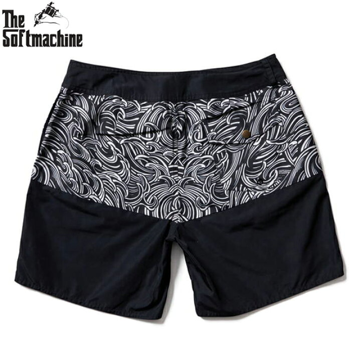 楽天市場】SOFTMACHINE ソフトマシン BLACK WAVE BOARD SHORTS ボード 