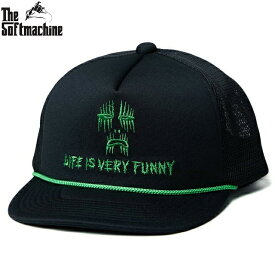 SOFTMACHINE ソフトマシン x RWCHE FUNNY DEATH CAP キャップ BLACK