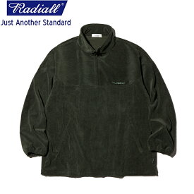 RADIALL ラディアル TWIST - STAND COLLARED PULLOVER プルオーバージャケット FOREST GREEN