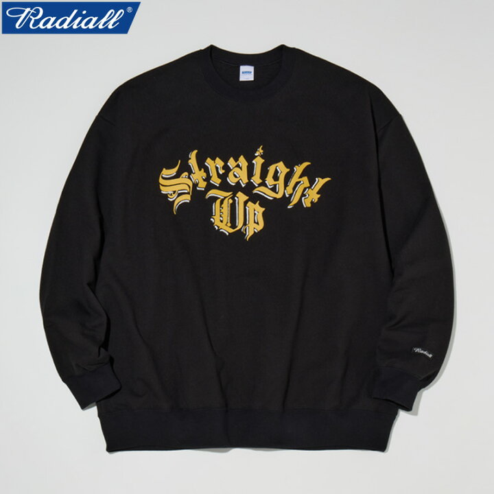 楽天市場】RADIALL ラディアル STRAIGHT UP - CREW NECK SWEATSHIRT L 