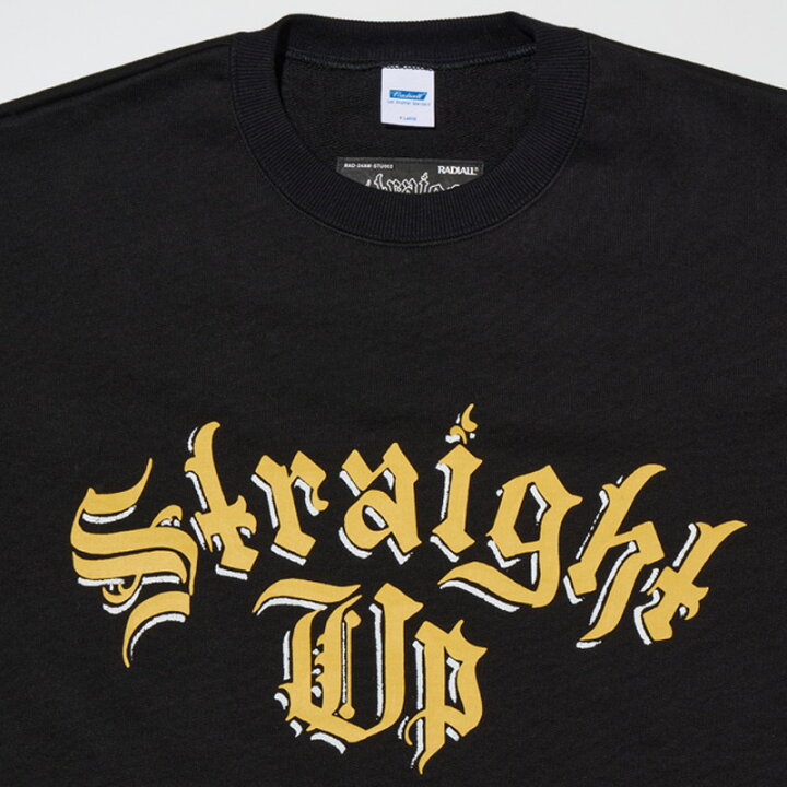 楽天市場】RADIALL ラディアル STRAIGHT UP - CREW NECK SWEATSHIRT L Straight Up radiall クルーネックスウェットXL
