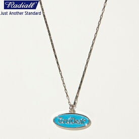 RADIALL ラディアル TRUE DEAL - SIGNET NECKLACE シグネットネックレス シルバー 925 SILVER COLOR:BLUE