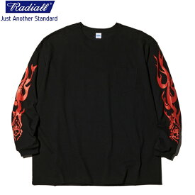 RADIALL ラディアル LO-N-SLO - CREW NECK T-SHIRT L/S ロングスリーブTシャツ BLACK