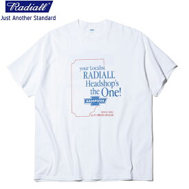 RADIALL ラディアル TOKING - CREW NECK T-SHIRT S/S Tシャツ WHITE