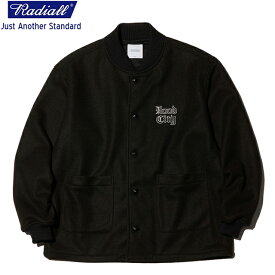 RADIALL ラディアル HOOD CITY - PHARAOH SHIRT シャツジャケット メルトン BLACK
