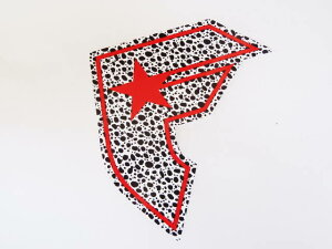 FAMOUS STARS AND STRAPS �t�F�C�}�X�X�^�[�Y���X�g���b�v�X DALMATION BOH STICKER 5inch(12.5CM)