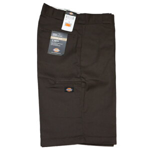 DICKIES 42283 13SHORTS DARK BROWN �f�B�b�L�[�Y �V���[�g�p���c