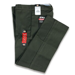 DICKIES 874 WORK PANTS OLIVE GREEN�@�f�B�b�L�[�Y ���|�N�p���c