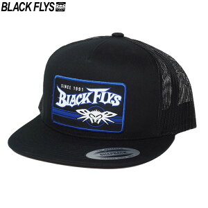 [US���] BLACK FLYS �u���b�N�t���C�Y -FLY GTO PATCH TRUCKER CAP- ���b�V���L���b�v BLACK-BLUE