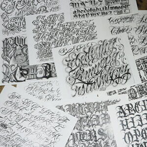 BOOG STAR NEW LETTERING FLASH POSTER |X^[ 12SET 30CMx42CM A3TCY